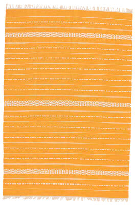 Senja puuvillamatto 140x200 cm keltainen