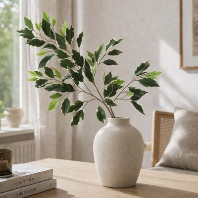 Limoviikuna oksa tekokasvi kirjava