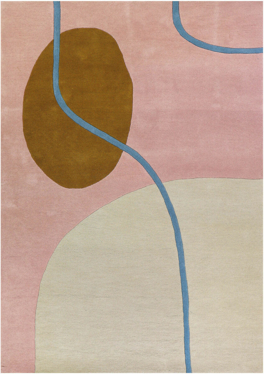 Finarte Ruukku villamatto 200x300 cm vaaleanpunainen