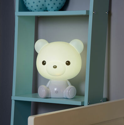 Lucide Dodo karhu LED-pöytävalaisin valkoinen