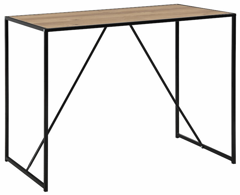 Dawson työpöytä 106,5x53,5x76,5 cm musta/tammi