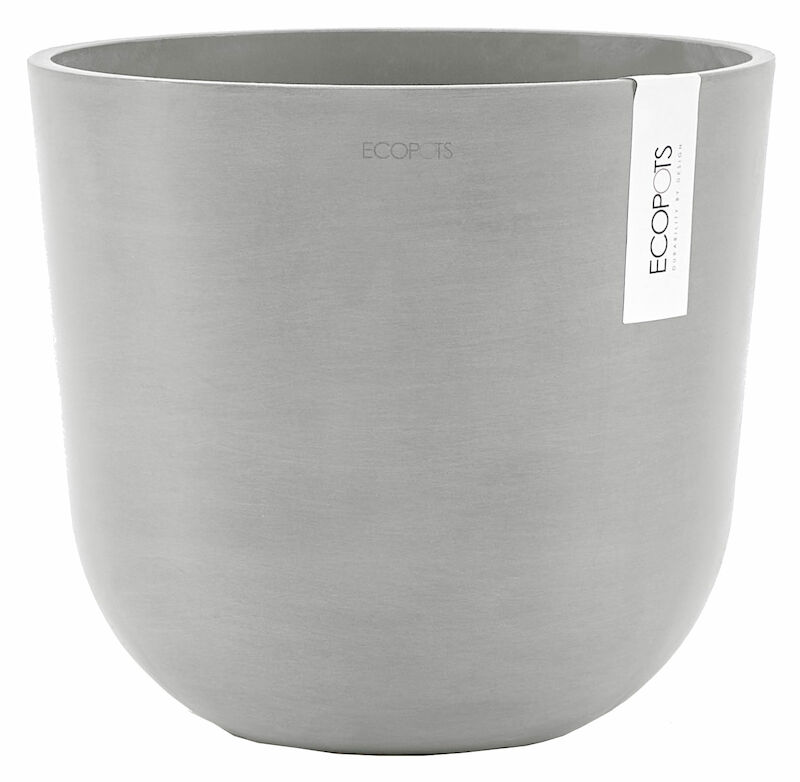 Ecopots Oslo ruukku 25 cm valkoharmaa