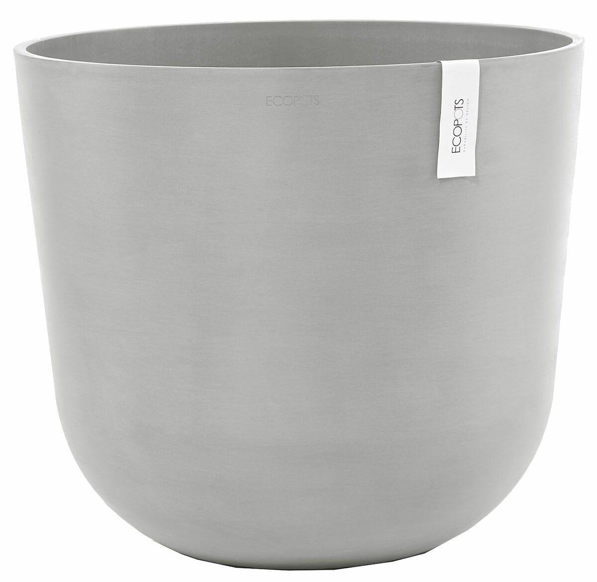 Ecopots Oslo ruukku Ø55 cm valkoharmaa