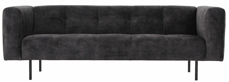 Malva 3-istuttava sohva kangasverhoiltu