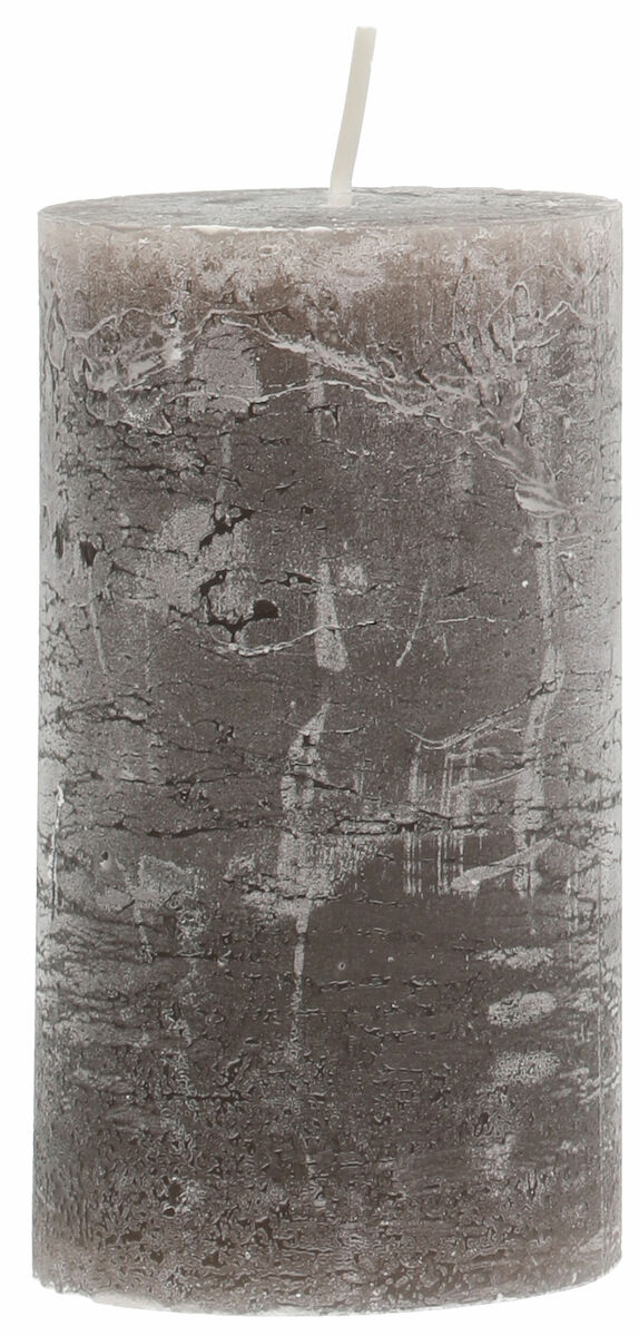 Fanni K Rustiikki pöytäkynttilä 6,8×12 cm harmaa