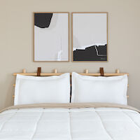 Kupla tyynynpäällinen 50x70+5 cm valkoinen