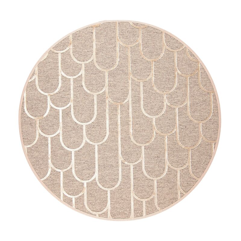 VM Carpet Paanu matto 200 cm pyöreä 1 beige