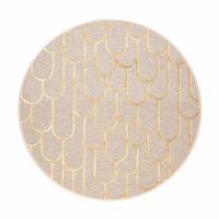 VM Carpet Paanu matto 200 cm pyöreä 7 kulta