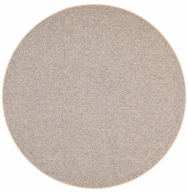 VM Carpet Tweed matto pyöreä 32 vaalea beige