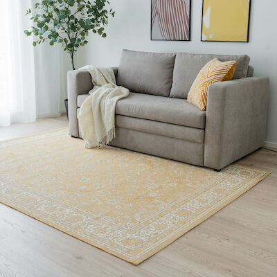Salvia matto sisä-/ulkokäyttöön 160x230 cm keltainen
