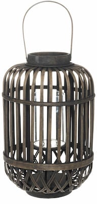 4Living Wayan lyhty Ø26 cm harmaa