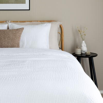 Halla päiväpeitto 260x260 cm valkoinen