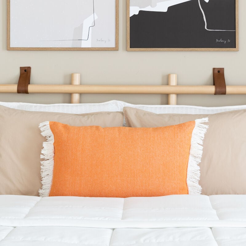 Tavi tyynynpäällinen 40x60 cm pehmeä oranssi
