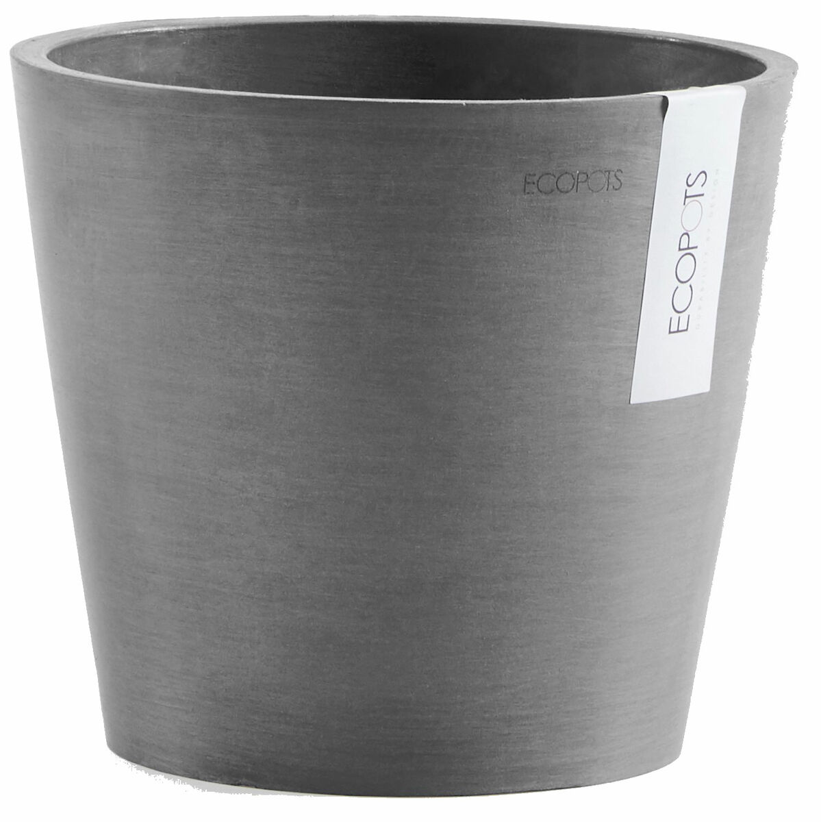 Ecopots Amsterdam ruukku 20 cm harmaa