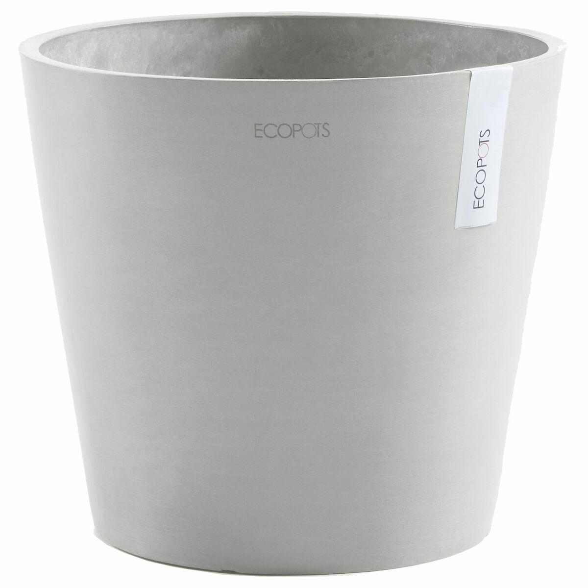 Ecopots Amsterdam ruukku 40 cm valkoharmaa