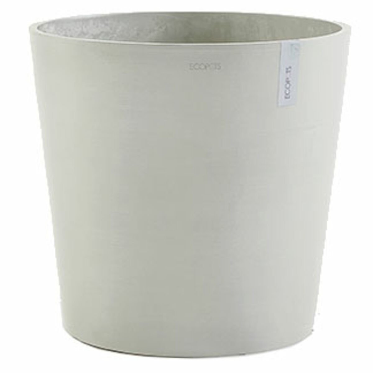 Ecopots Amsterdam ruukku 50 cm valkoharmaa