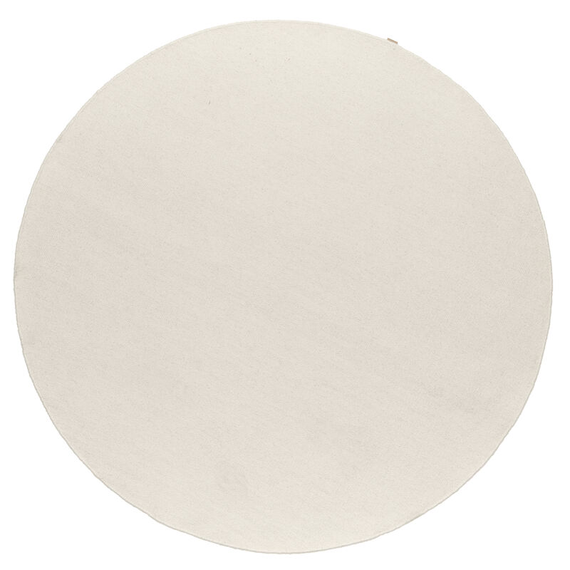 Anno Pyöreä villamatto 200 cm luonnonvalkoinen