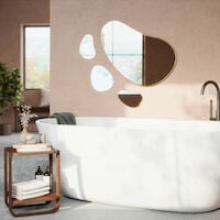Umbra Hubba Pebble peilisetti 3 kpl messinki