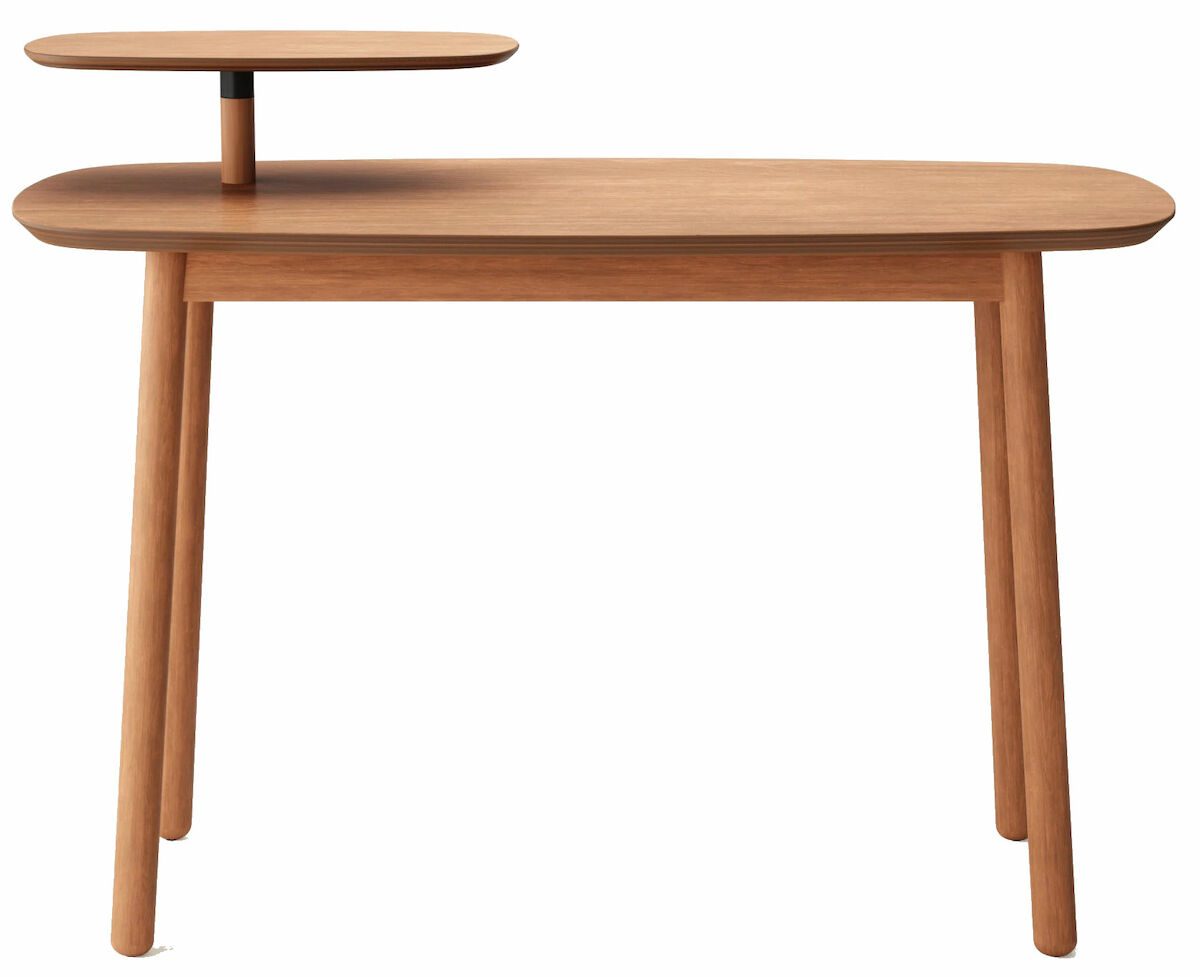 Umbra Swivo pöytä 127x90x55,8cm vaalea pähkinä