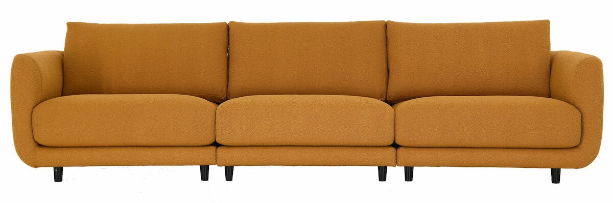 Fanni XL 3-istuttava sohva kangasverhoiltu