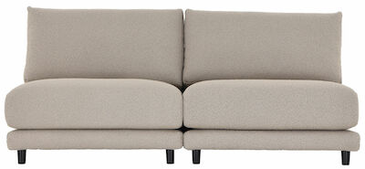 Fanni 3-istuttava sohva ilman käsinojia luonnonvalkoinen Copenhagen 901