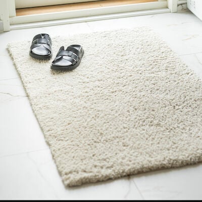 Toive matto pyöreä Ø160 cm valkoinen