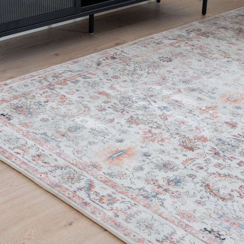 Malva matto 200×290 cm oranssivalkoinen