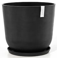 Ecopots Amsterdam aluslautanen 50 cm tummanharmaa