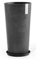 Ecopots Amsterdam aluslautanen 50 cm tummanharmaa
