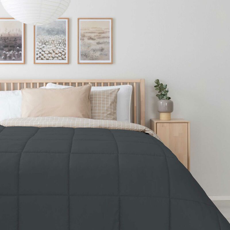 Pouta päiväpeitto tummanharmaa