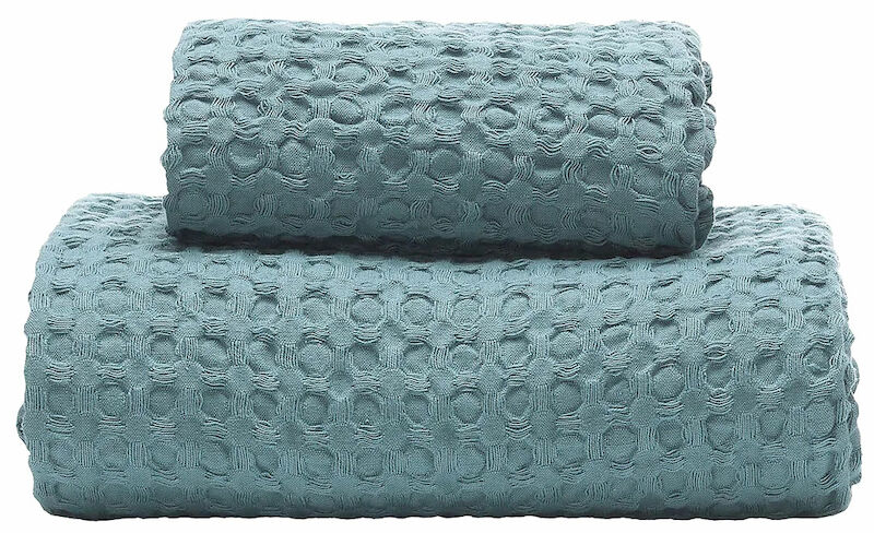 Anno Puro Organic vohvelipyyhkeet denim