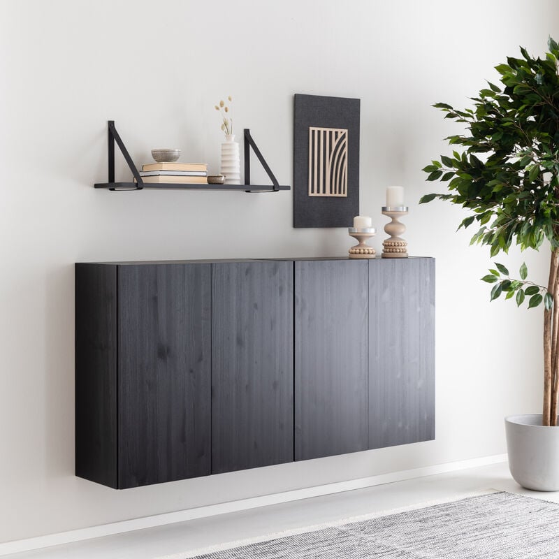 Havu kaappi 160x32 cm hiili