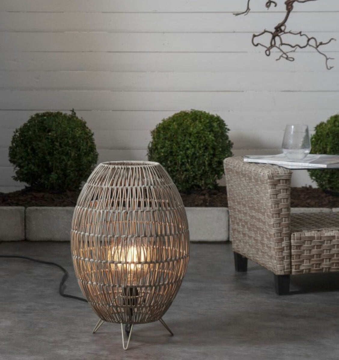 Star Trading Linde lattiavarjostin sisä- ja ulkokäyttöön 46 cm