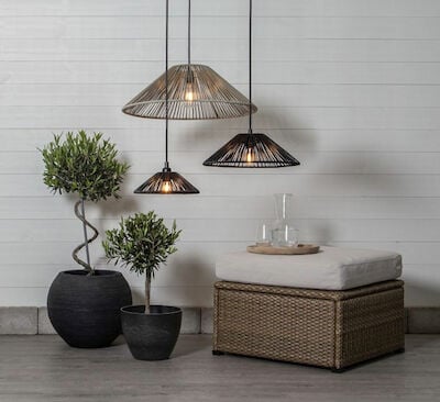 Star Trading Vide lampunvarjostin sisä- ja ulkokäyttöön 25 cm beige
