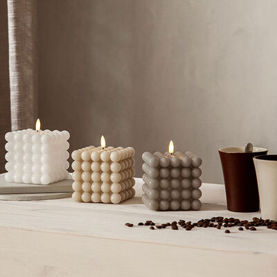 Star Trading Flamme Dot LED-kynttilä valkoinen