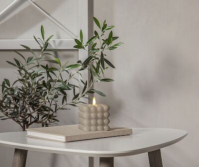 Star Trading Flamme Dot LED-kynttilä beige