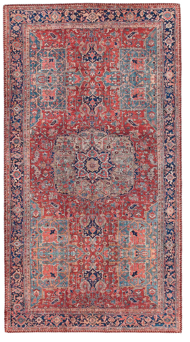 Kashmar matto 80x150 cm punainen/beige