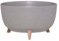 4Living Roma Line ECO jalallinen ruukku Ø47 cm harmaa