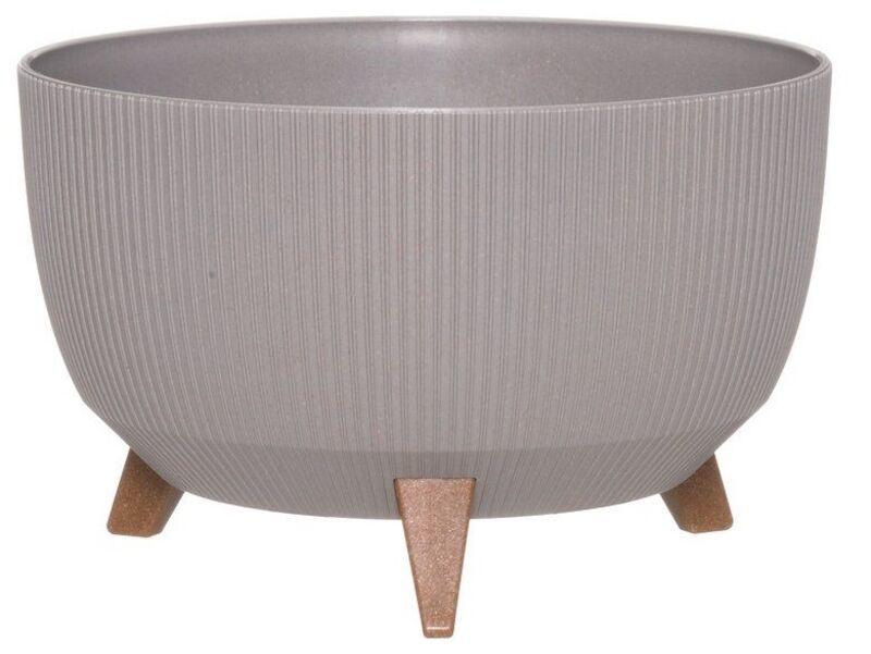 4Living Roma Line ECO jalallinen ruukku Ø40 cm harmaa
