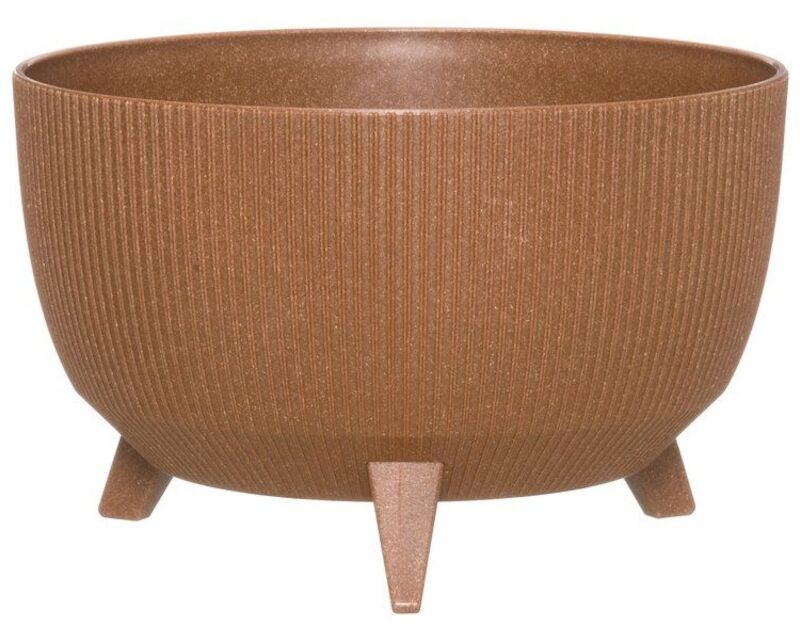 4Living Roma Line ECO jalallinen ruukku Ø40 cm ruskea
