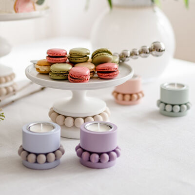 Aarikka Mamselli-tarjoiluvati Ø 20cm valkoinen