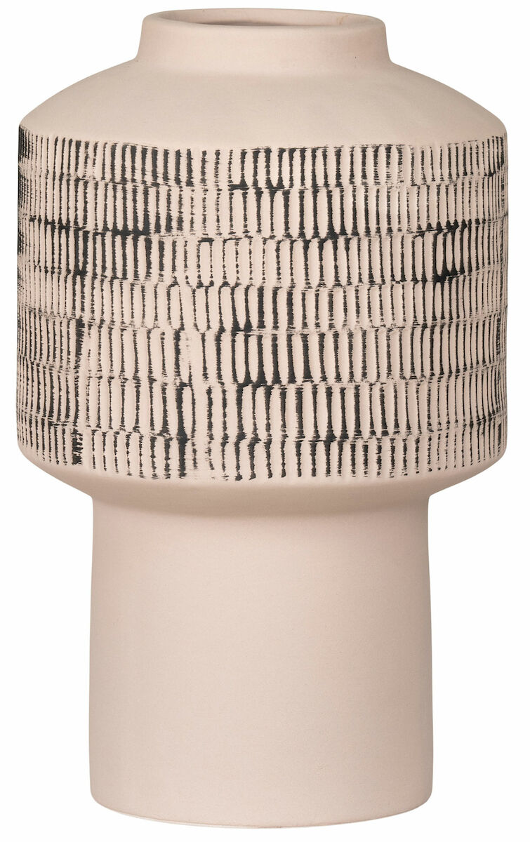 House Nordic keraaminen maljakko Ø17,5 cm vaaleanruskea