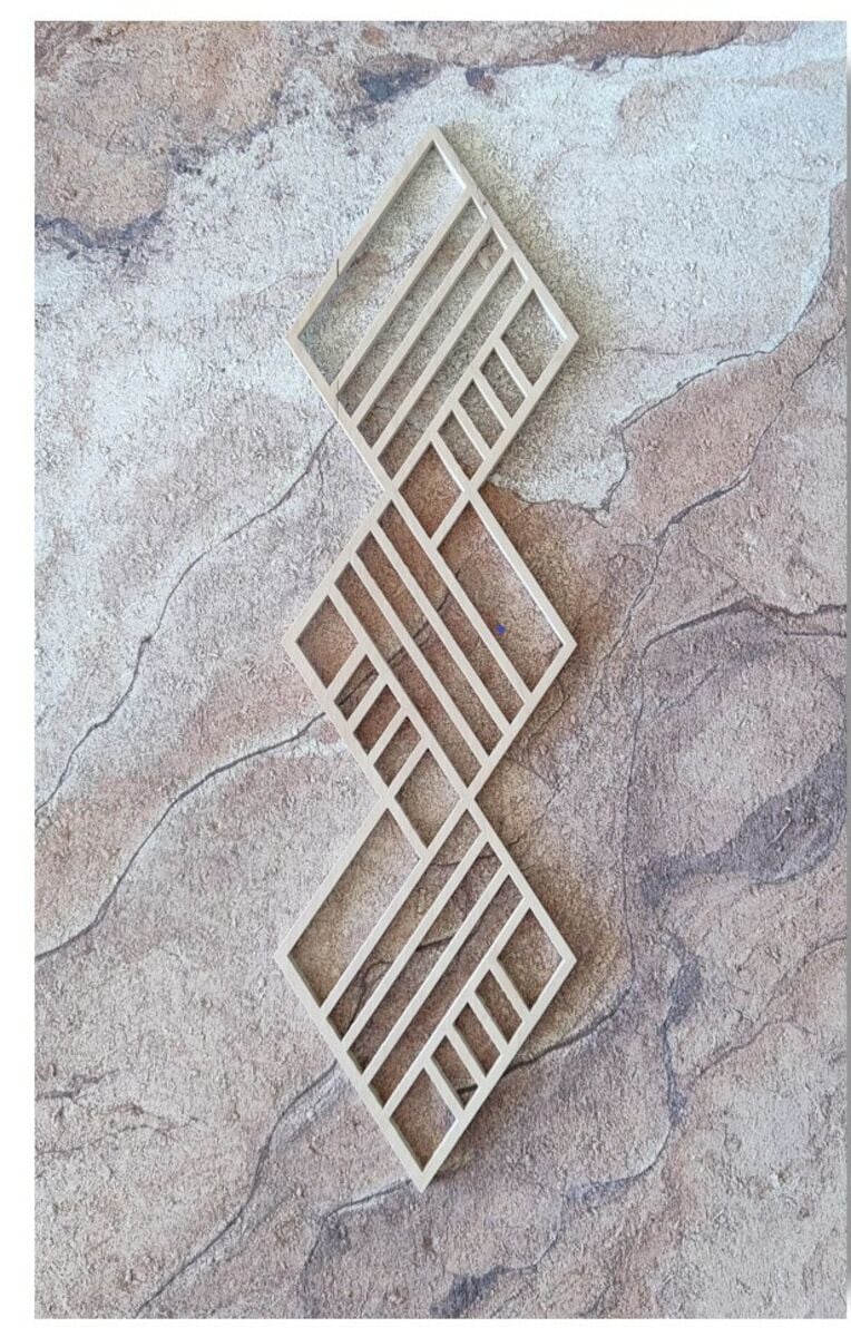 Koivuiset Boho vinouma marmori akustiikkataulu 36×56 cm hiekka