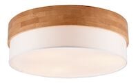 Trio Seasons kattoplafondi 50 cm valkoinen/puu