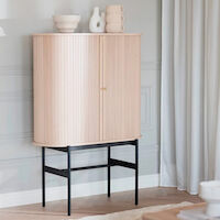 Rowico Haddington kaappi valkopesty 102x42x146 cm