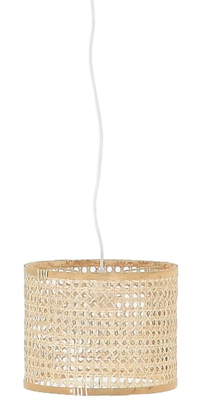 4Living rottinki riippuvalaisin Ø28 cm luonnonväri/valkoinen