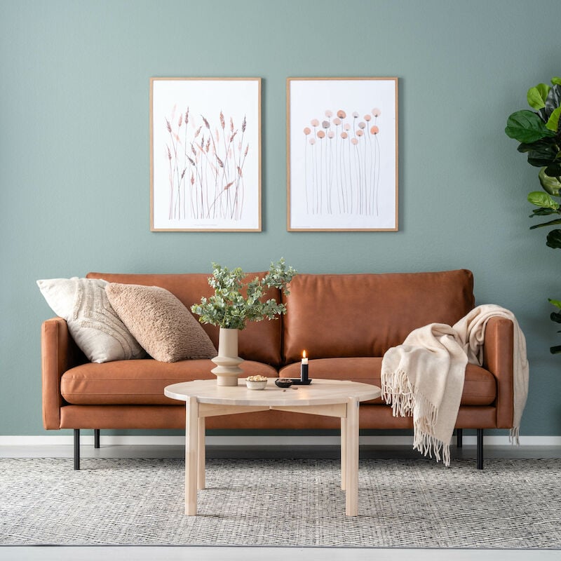 Scandic Copenhagen sohva konjakki