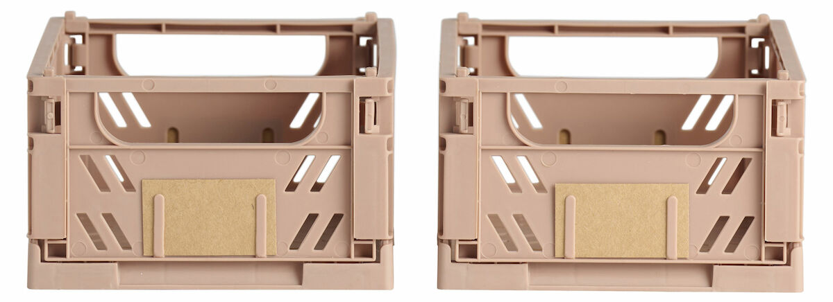 Day pinottava kori 25x16,5x10 cm hiekka 2 kpl setti