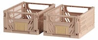 Day pinottava kori 25x16,5x10 cm hiekka 2 kpl setti