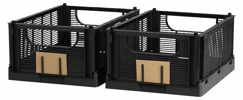 Day Nordic pinottava kori 33x24,5x15 cm 2 kpl musta